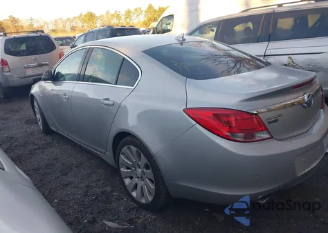 2011 Buick Regal Cxl Turbo Russelsheim z USA, uszkodzony, nr VIN W04GZ5GV7B1090368